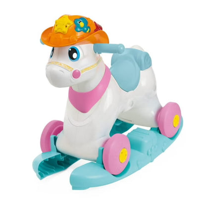 Chicco Miss Baby Rodeo & Friends tebranuvchi ot 12 oy+