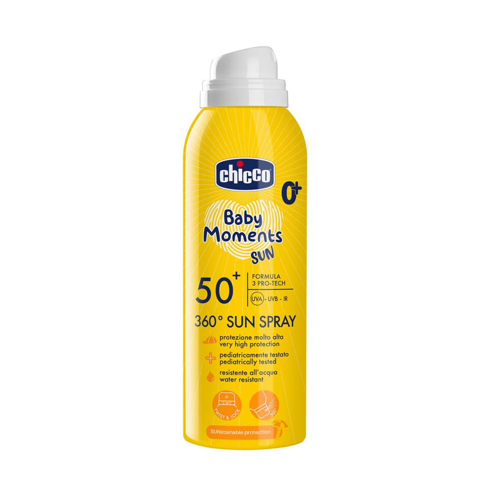 Chicco 360 quyoshdan himoyalovchi sprey SPF50+