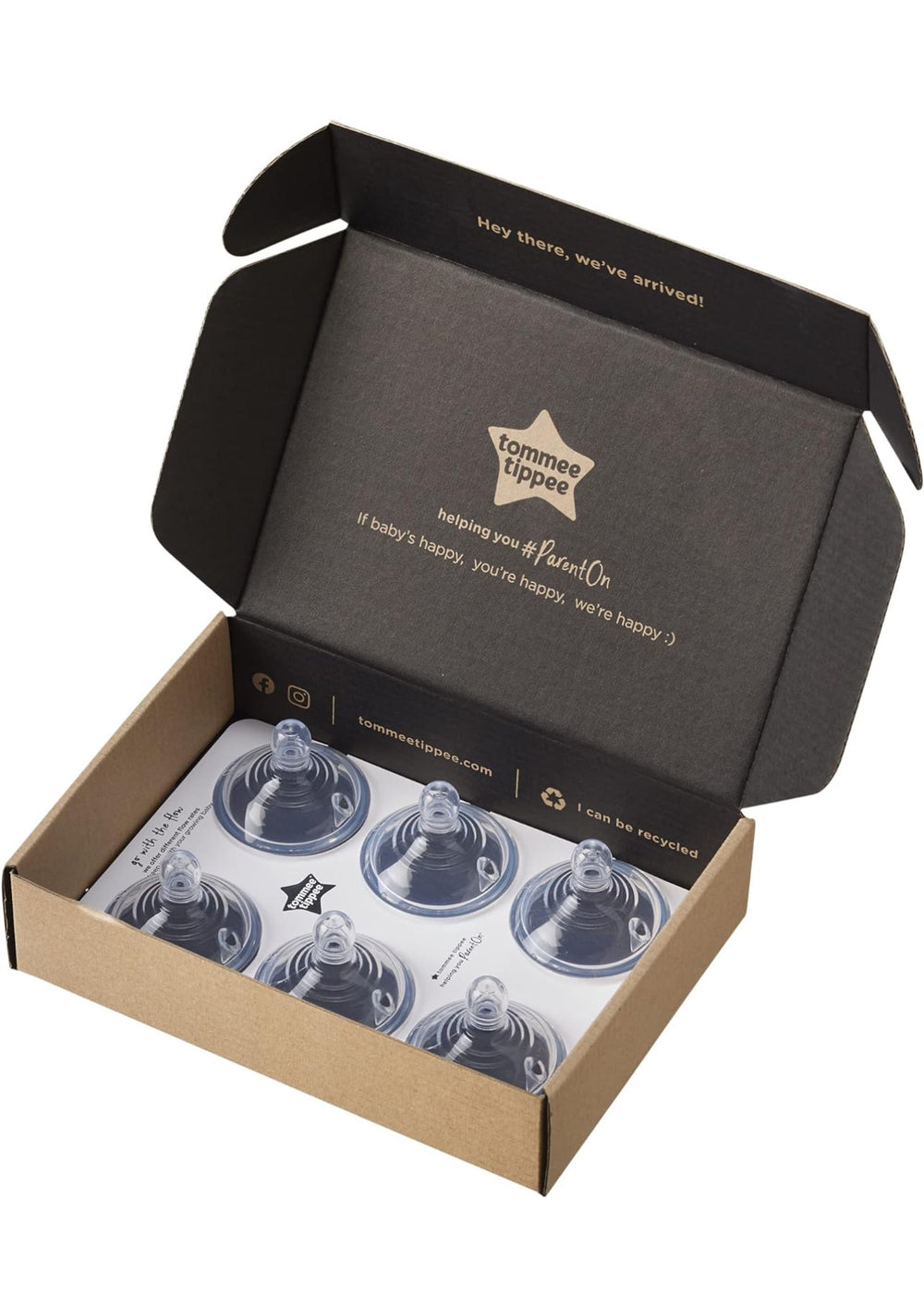 Tommee Tippee Closer to Nature soska, 6+ oylik chaqaloqlar uchun