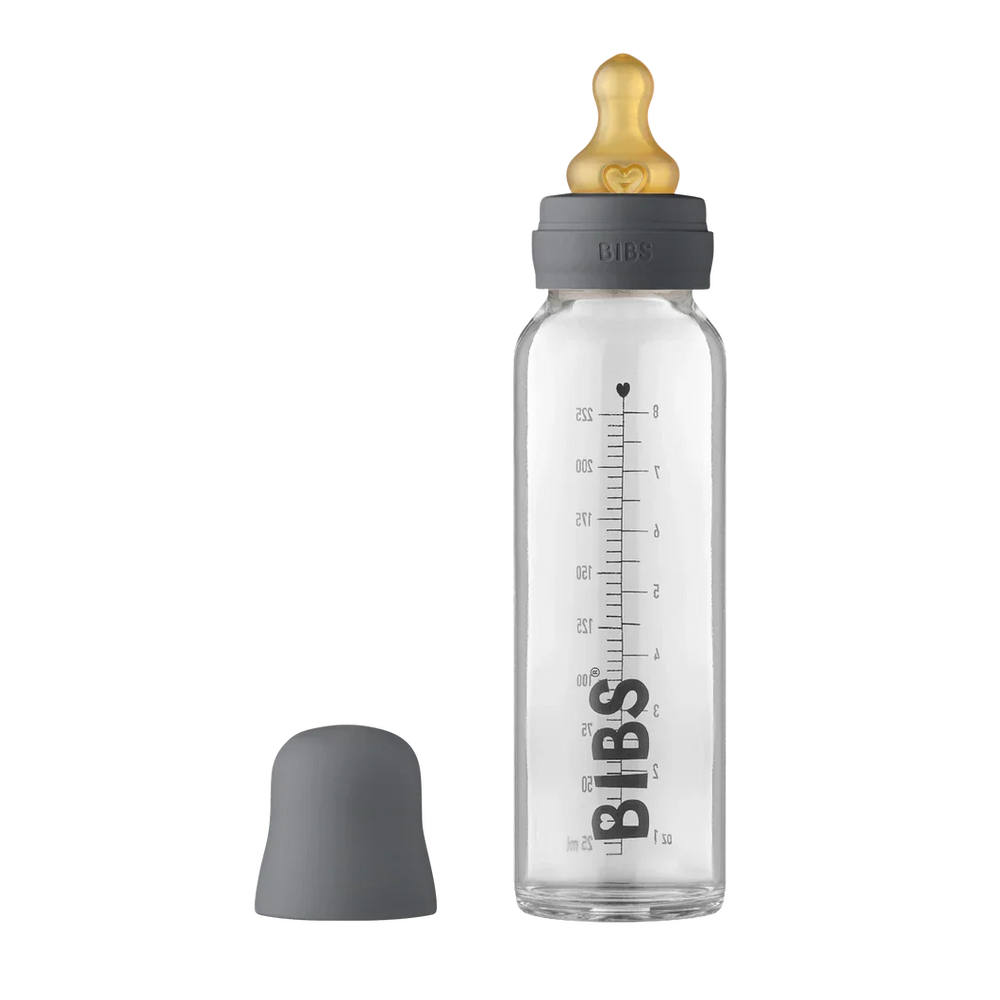 BIBS shisha butilkasi 225 ml, to'liq to'plam, kolikaga qarshi