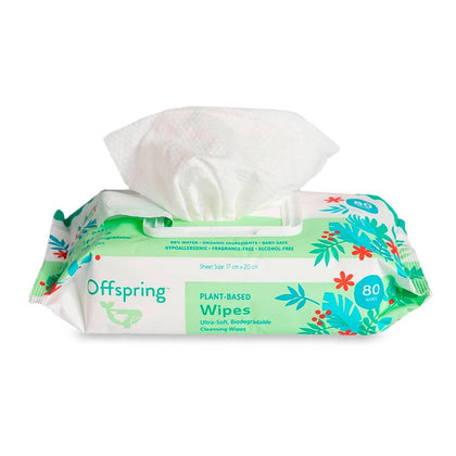 Offspring влажные салфетки на растительной основе, 80 шт