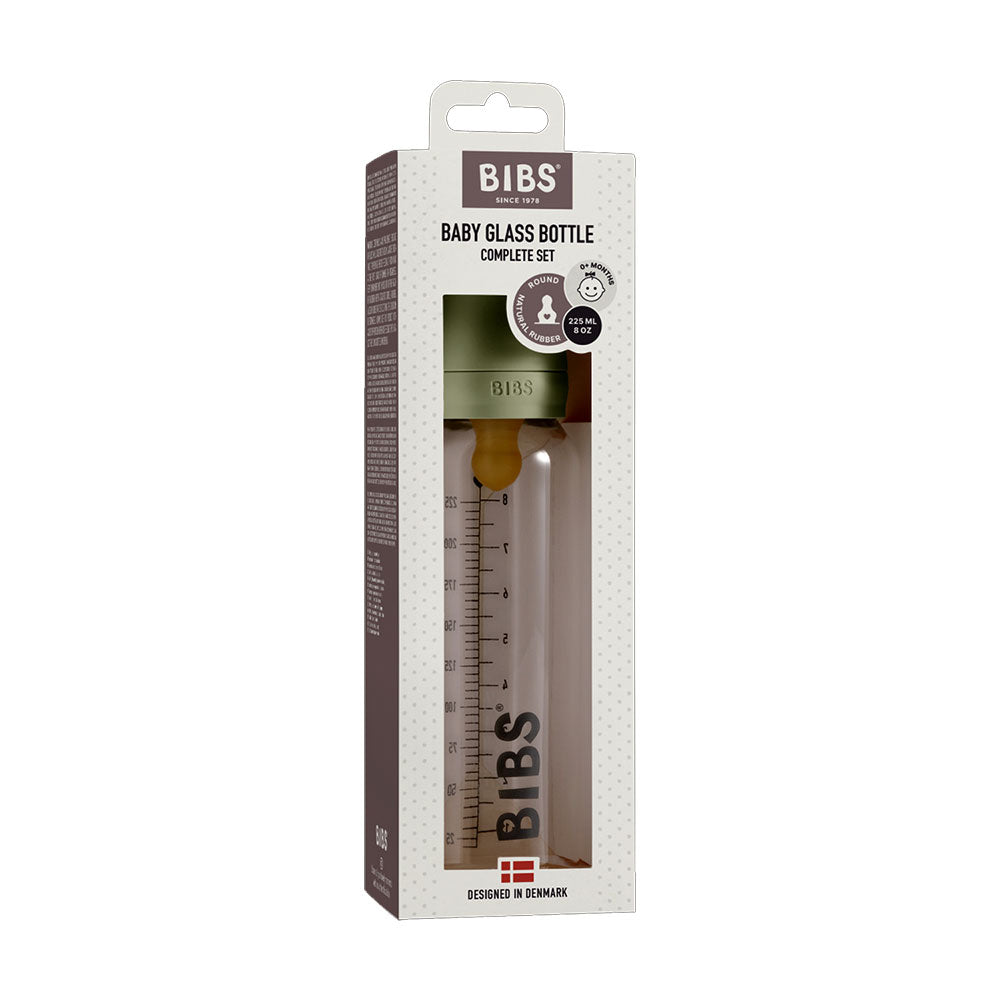 BIBS shisha butilkasi 225 ml, to'liq to'plam, kolikaga qarshi