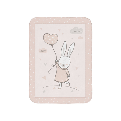 Bolalar adyoli Kikkaboo Rabbits In Love 110x140 sm, yumshoq va qulay