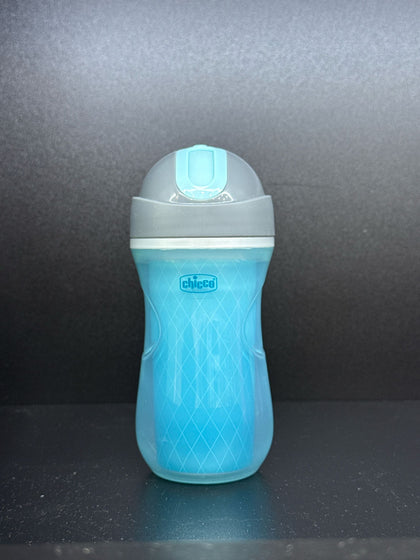 Chicco Active Cup поильник-непроливайка 266 мл, 14м+, голубой