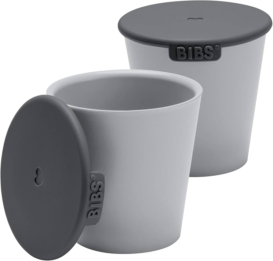 BIBS Cup Set стаканы с крышкой 2 шт Cloud детские