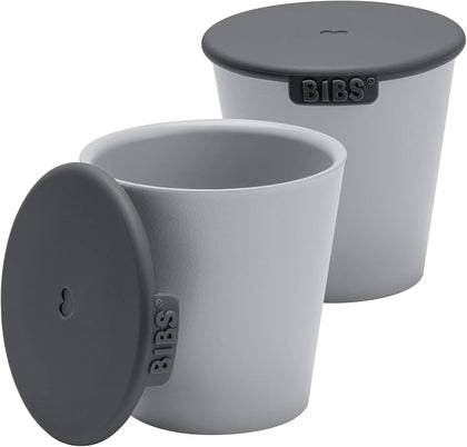 BIBS Cup Set bulutsimon stakan to'plami, 2 dona, bolalar uchun