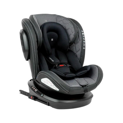 Автокресло KikkaBoo Stark ISOFIX Dark Grey (детское, 9–36 кг)