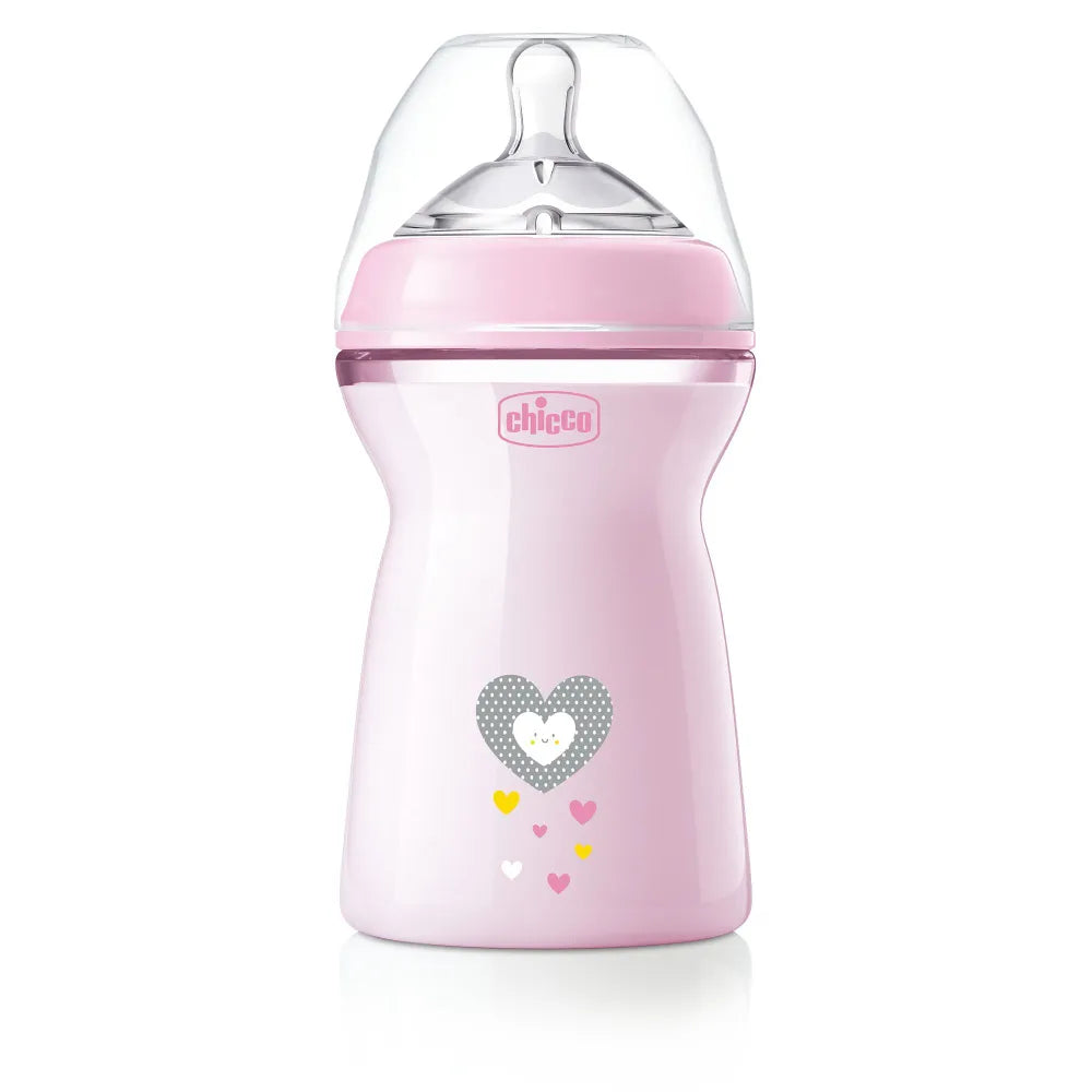 Бутылочка Chicco Natural Feeling антиколиковая 330 мл, 6м+