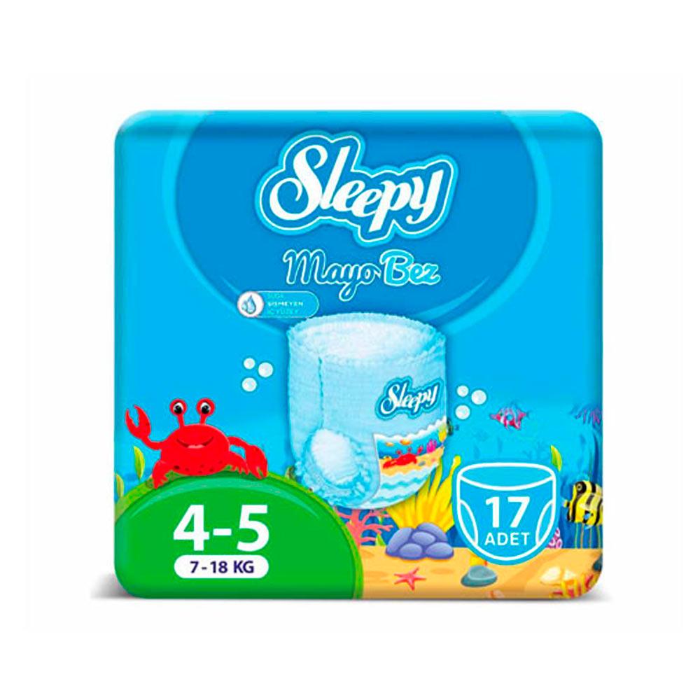 Sleepy Swimming Pants suzish tagligi 4-5, 7-18 kg, 17 dona