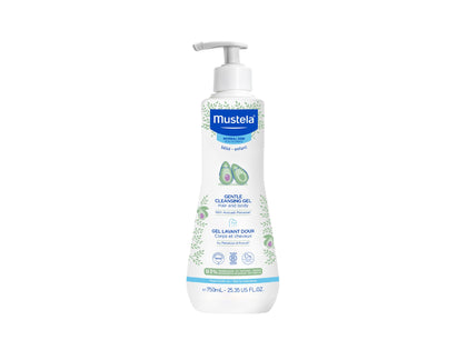 Mustela nozik tozalovchi gel, 500 ml, yangi tug'ilganlar va sezgir teri uchun