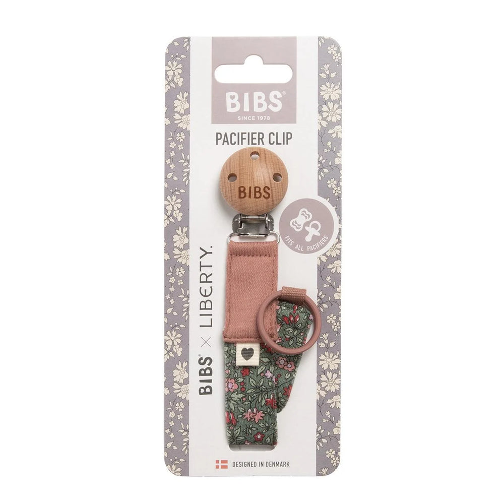 BIBS x Liberty Moychechak maysa emzik ushlagichi, jigarrang