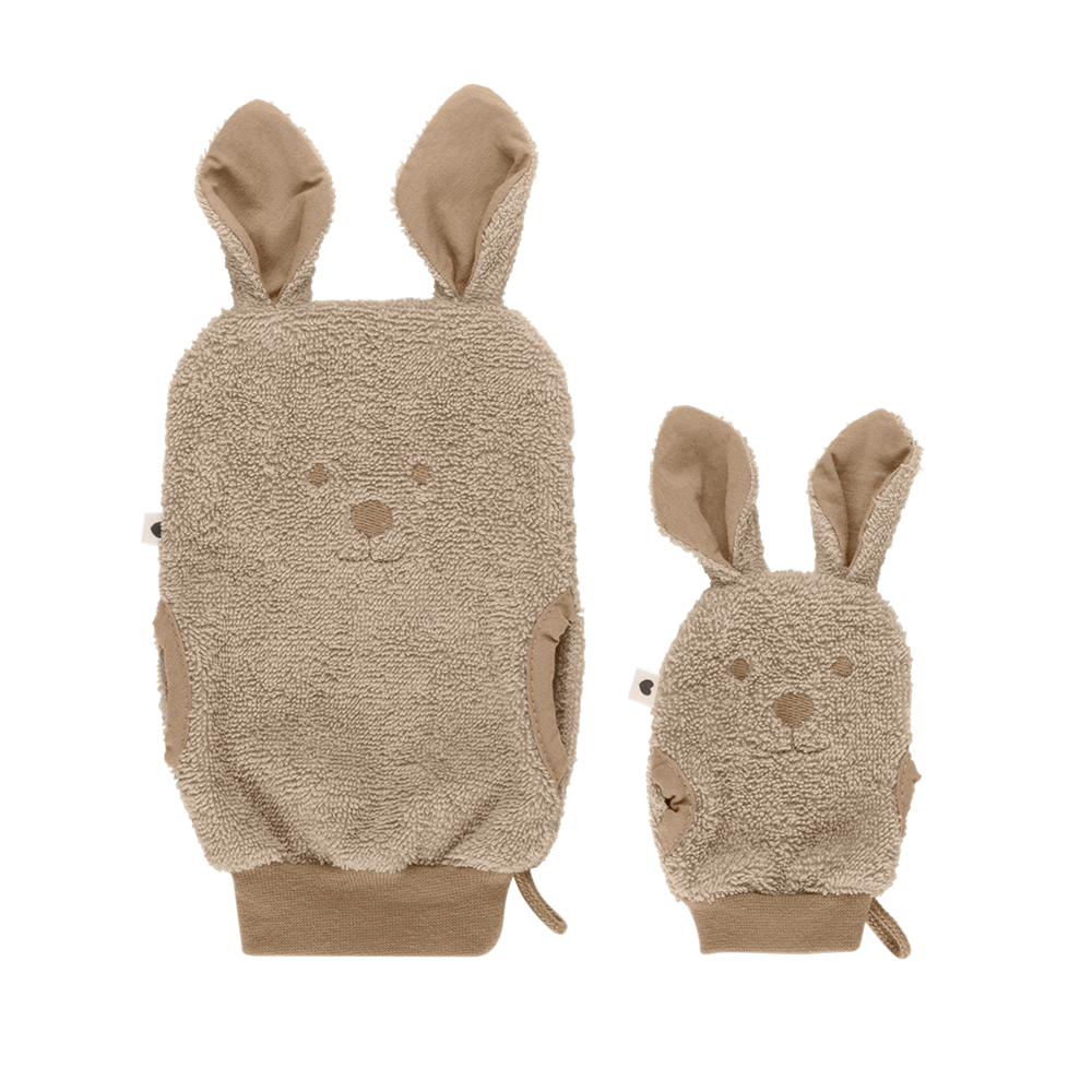 Cho'milish uchun BIBS Kangaroo qo'lqopi, bej rang