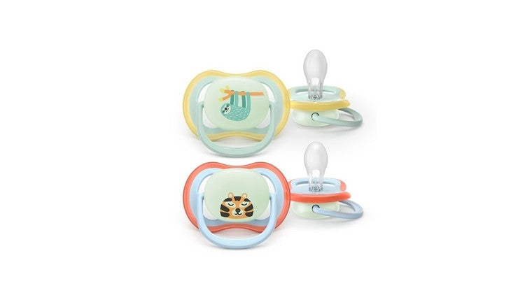 Пустышка Philips Avent Night ортодонтическая силиконовая 0-6 месяцев