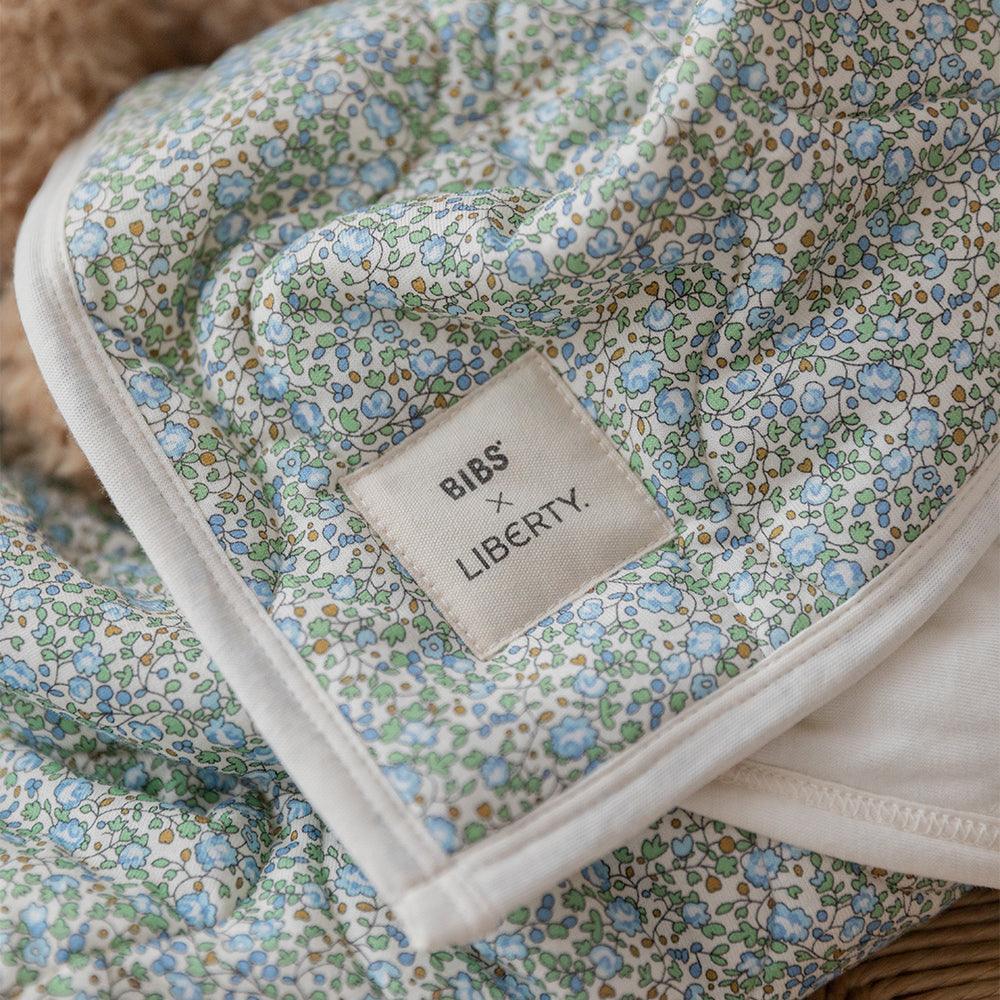 Одеяло BIBS x Liberty Quilted Blanket Eloise Ivory стёганое хлопок 0+
