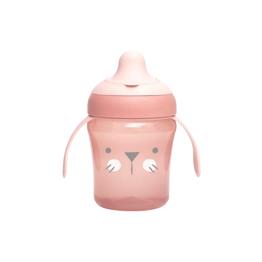 Обучающий поильник Suavinex BPA-free для малышей 6-12 месяцев
