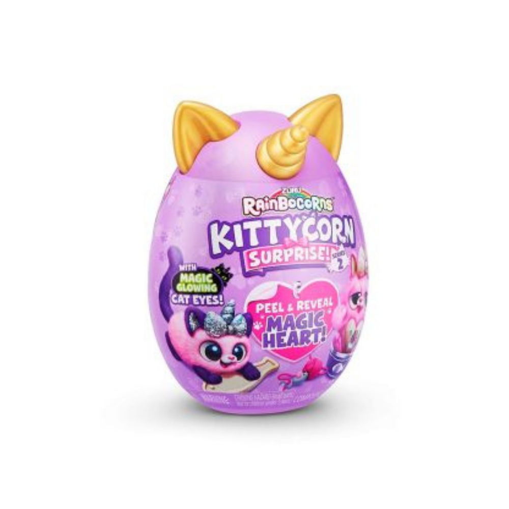 Zuru Rainbocorns Kittycorn плюшевая игрушка кошка-единорог