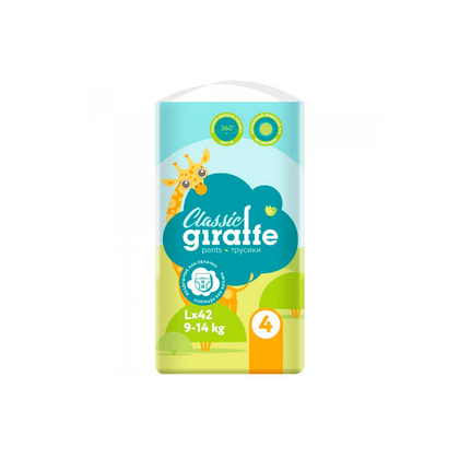 Lovular Classic JIRAFFE L (9–14 kg), yumshoq, 42 dona/paket