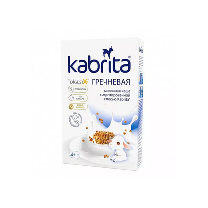 Kabrita гречневая каша на козьем молоке 180 г без глютена