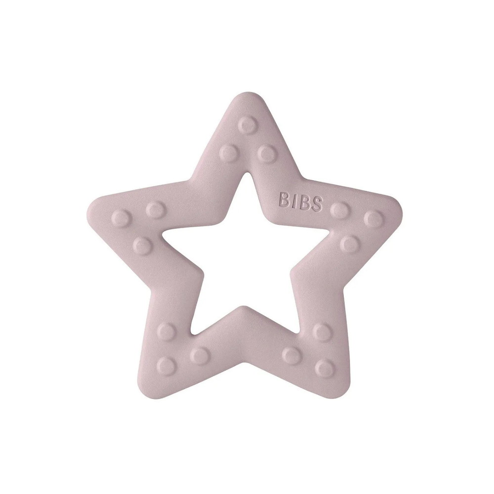 Прорезыватель BIBS Baby Bitie Star силиконовый Pink Plum 3+ месяца
