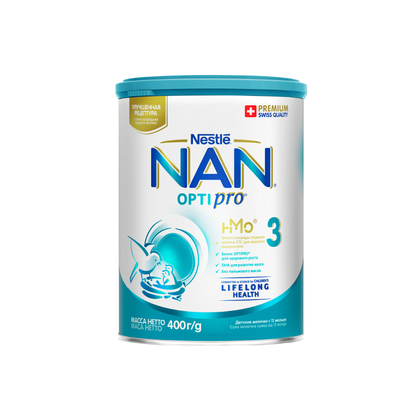 Молочная смесь NAN 3, 400 г, с 12 месяцев