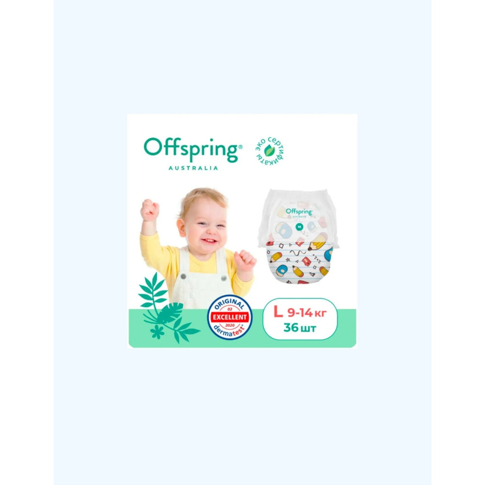 Onspring taglik-shimchalari, L 9-14 kg. 36 dona, "Qalamlar" rangli