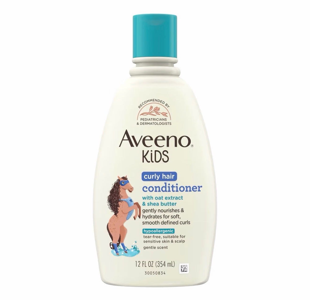 Aveeno bolalar jingalak sochlari uchun namlantiruvchi konditsioner, 354ml