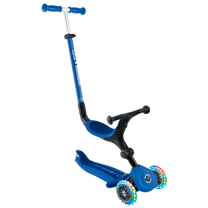Самокат Globber Go Up Active Lights 3в1 с LED-колесами, 15 мес–9 лет