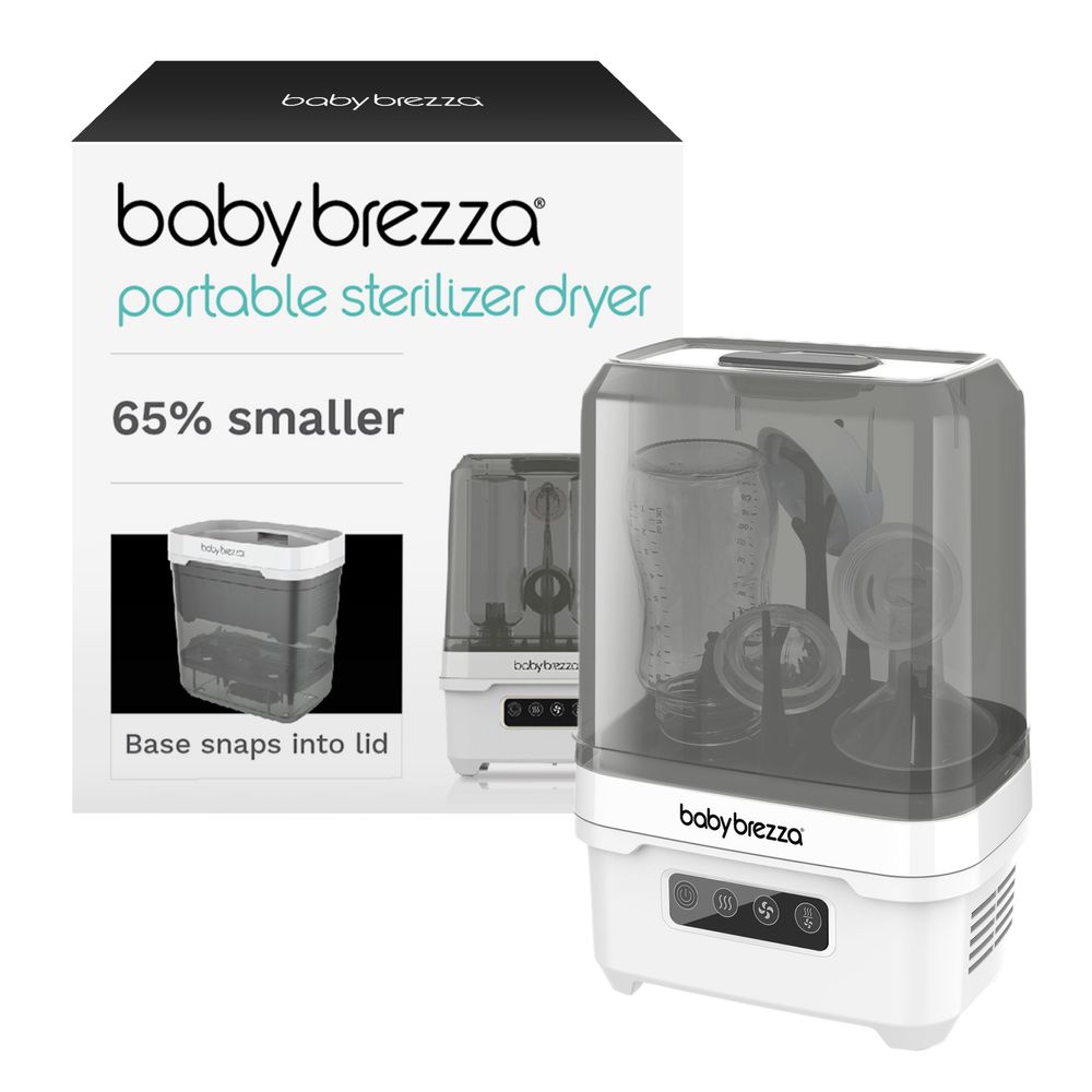 Bolalar butilkalari va aksessuarlari uchun Baby Brezza Mini sterilizator-quritgich, portativ