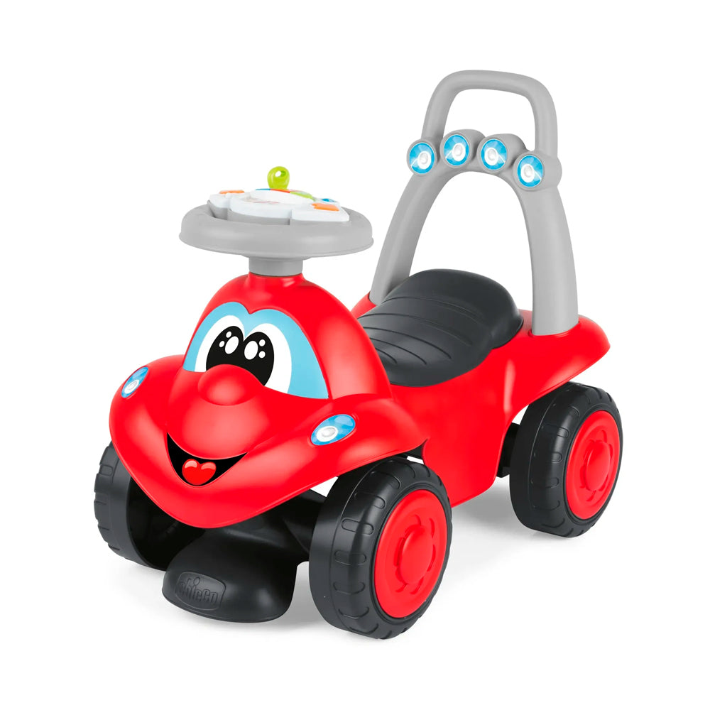 Chicco Billy 2in1 tolokar va yurgichli mashina, qizil, 12–36 oy