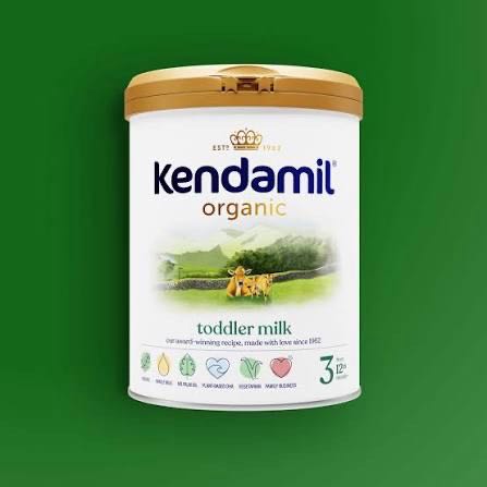 Kendamil Organic 3 — 800 g organik sut aralashmasi, 12 oydan