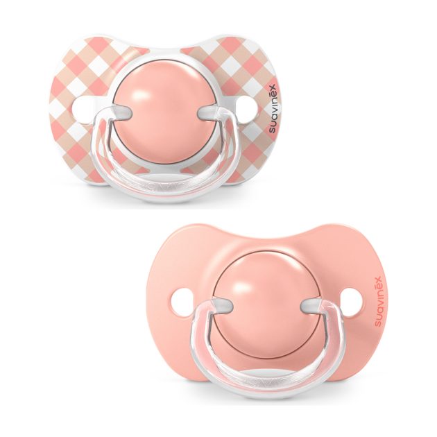 Пустышка Philips Avent Suavinex Wild 0-6 месяцев 2 шт розовая