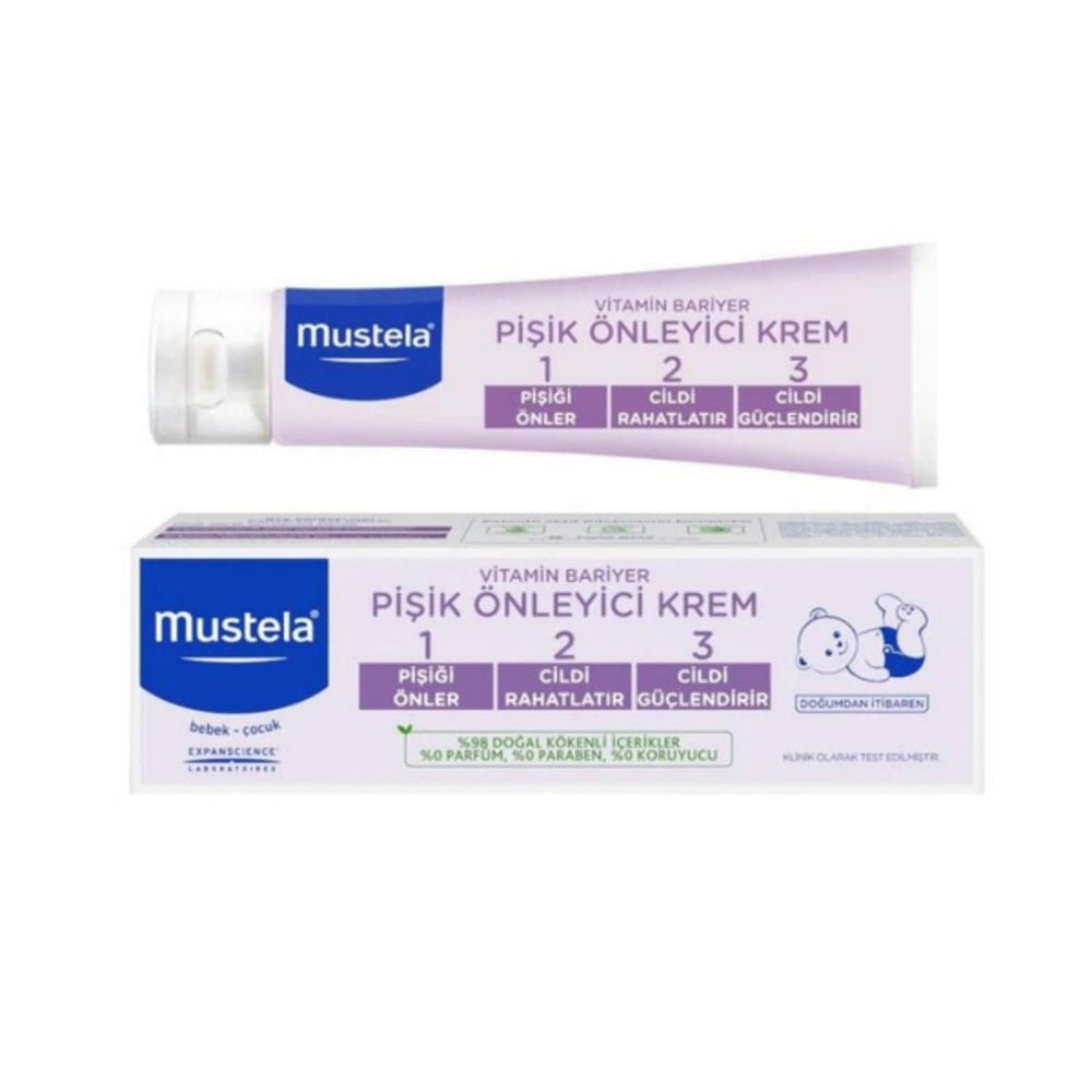 Витаминный защитный крем Mustela 1-2-3 под подгузник, 150 мл