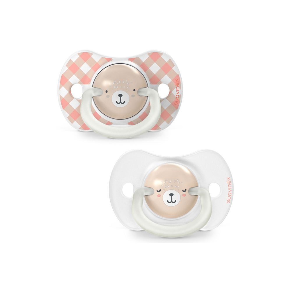 Пустышка Philips Avent Suavinex Wild 6-18 месяцев 2 шт розовая
