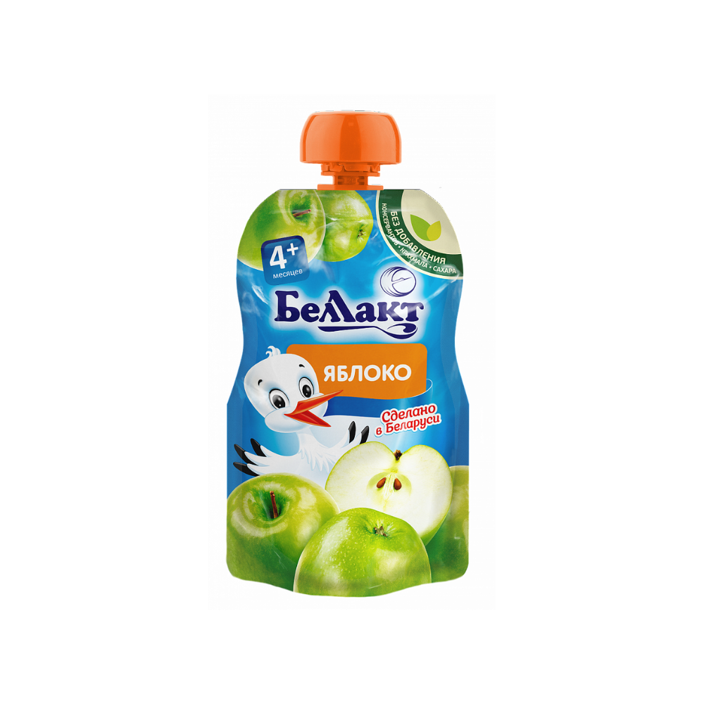 Bellakt Pure Olma детское фруктовое пюре 100 г с 4 месяцев
