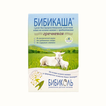 Бибикаша гречневая на козьем молоке, 200 г, с 4 месяцев