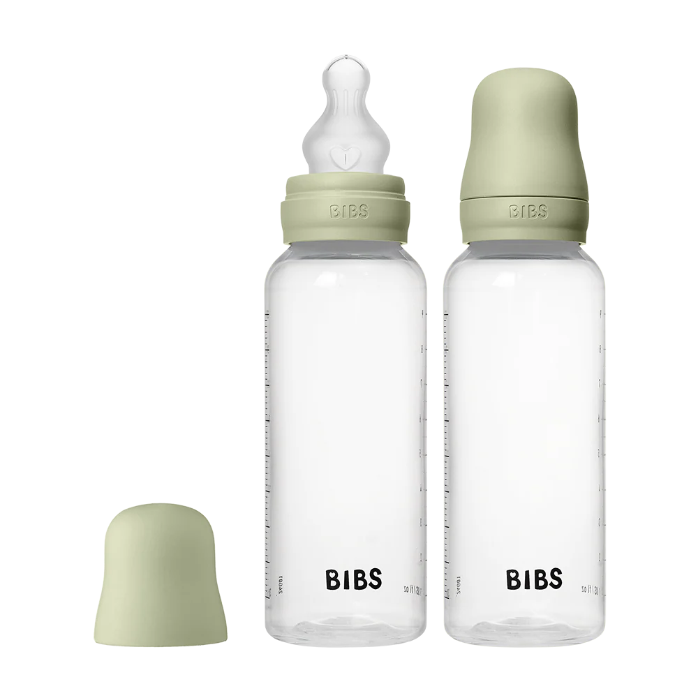 Бутылочка BIBS Baby Bottle Round 270 мл, PPSU, с латексной/силиконовой соской (0+ мес)