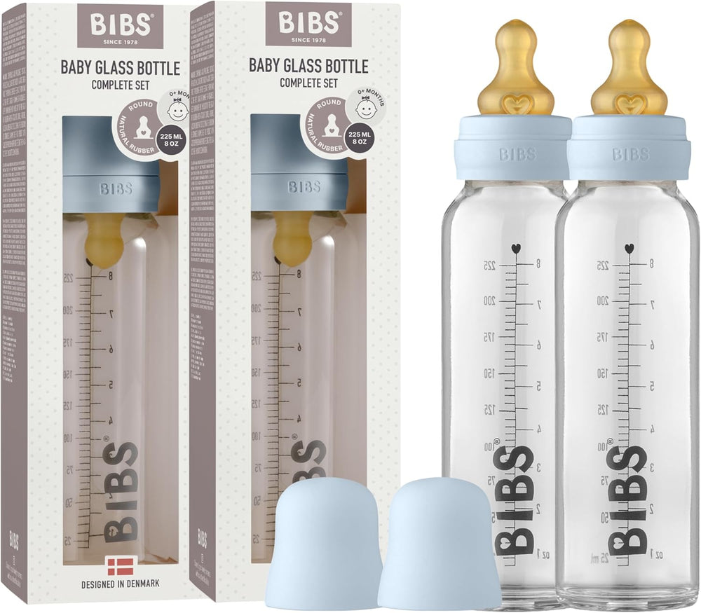BIBS Baby Glass Complete Set antikolik shisha butilkasi 225 ml