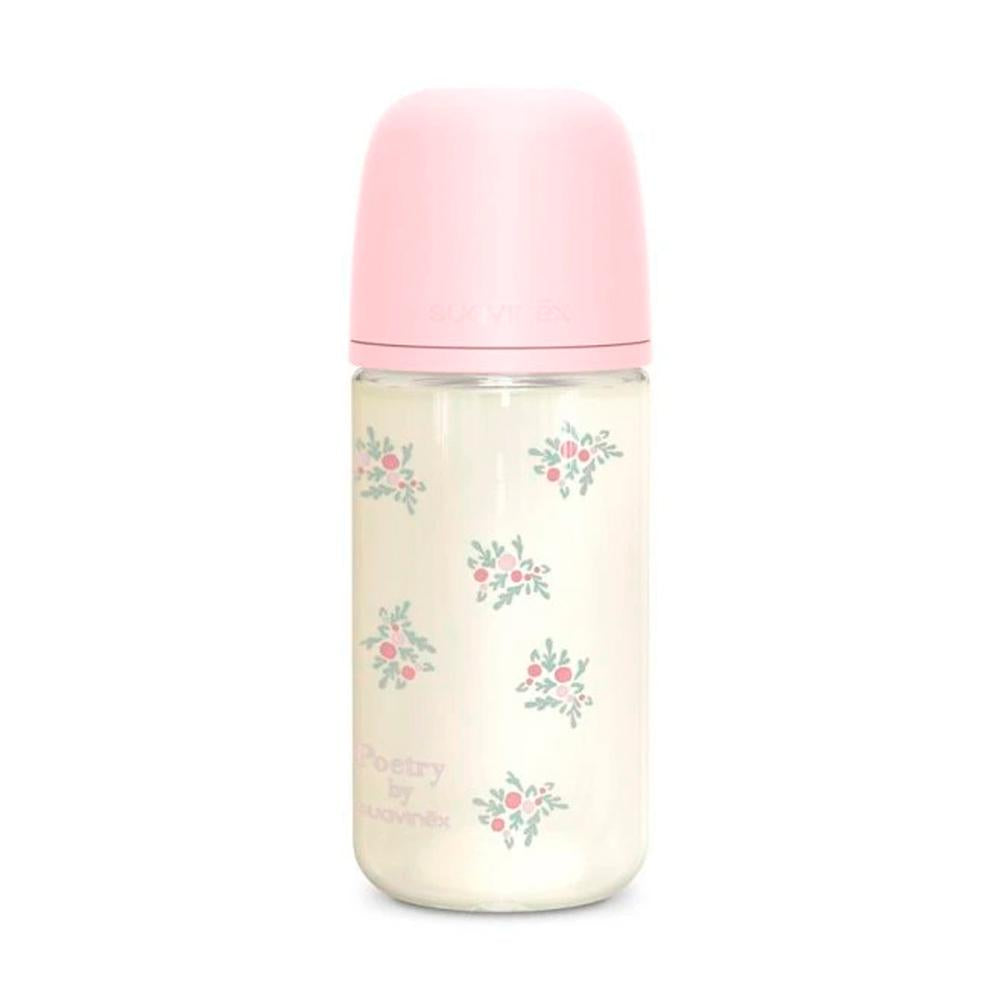Plastik butilka Suavinex Poetry 270 ml, pushti rang