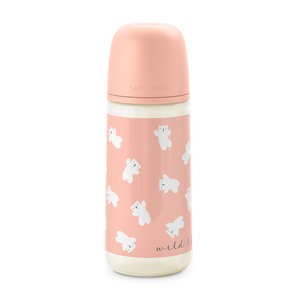 Suavinex Wild plastik butilkasi 360 ml, pushti