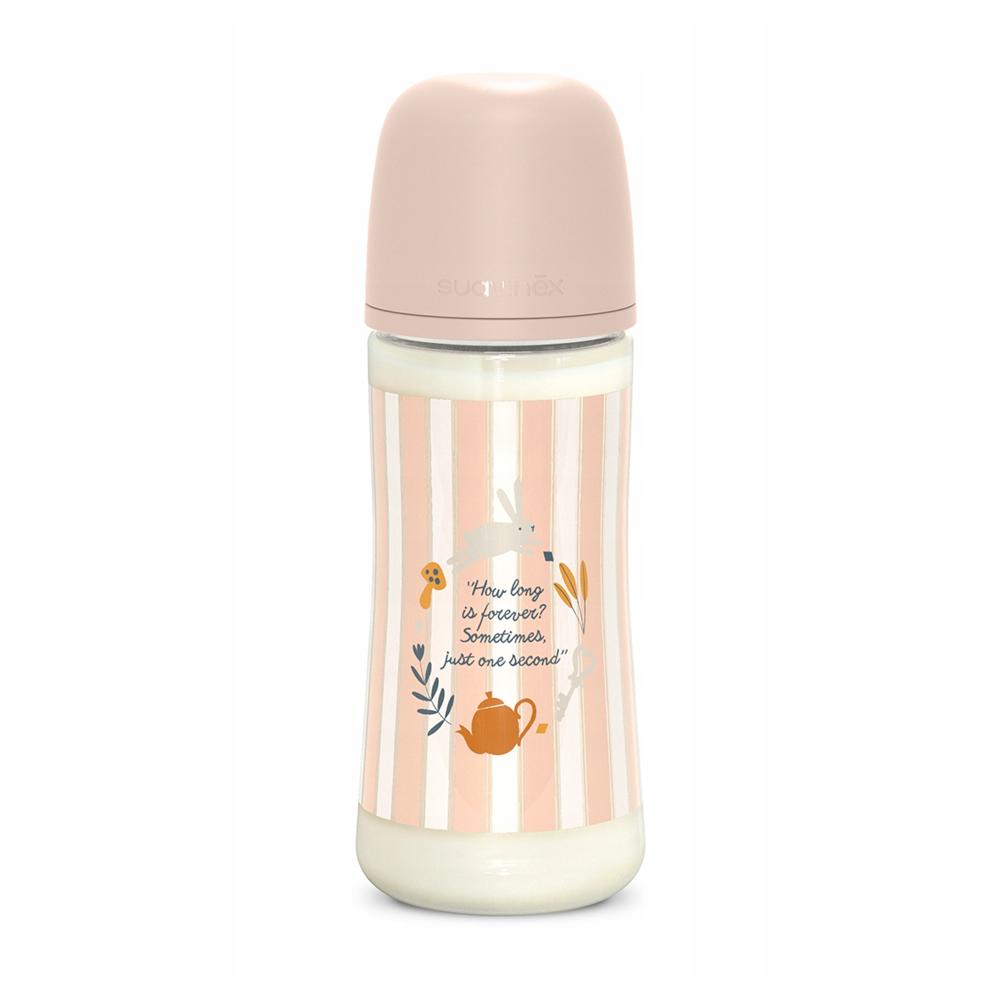Plastik butilka Suavinex Wonderland 360 ml, pushti rang