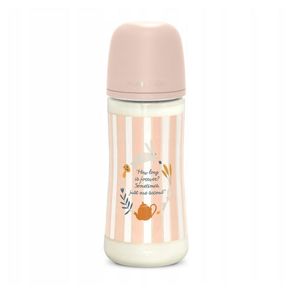 Plastik butilka Suavinex Wonderland 360 ml, pushti rang