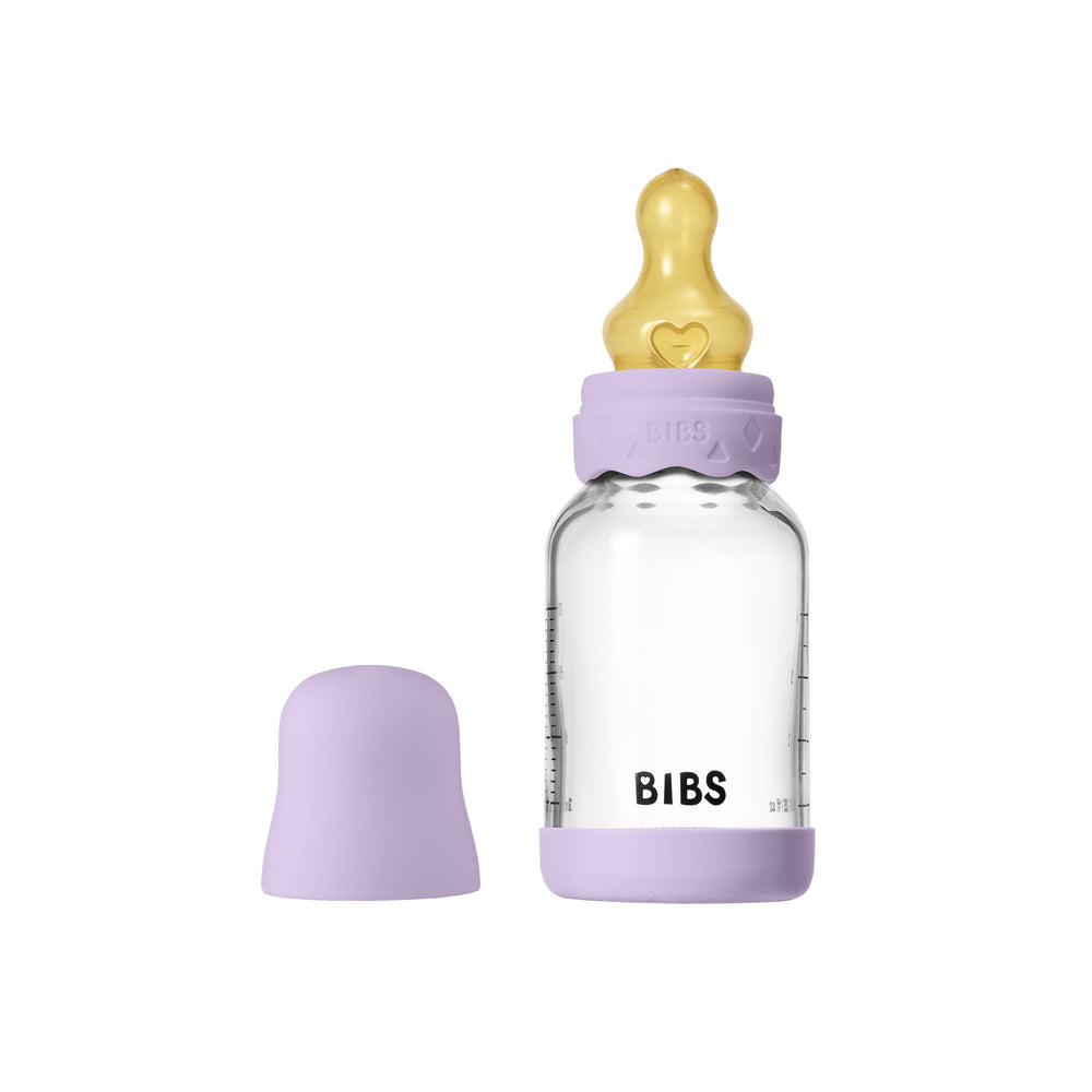 BIBS Glass Boheme shisha butilkasi, lateks, 120 ml, sekin oqim