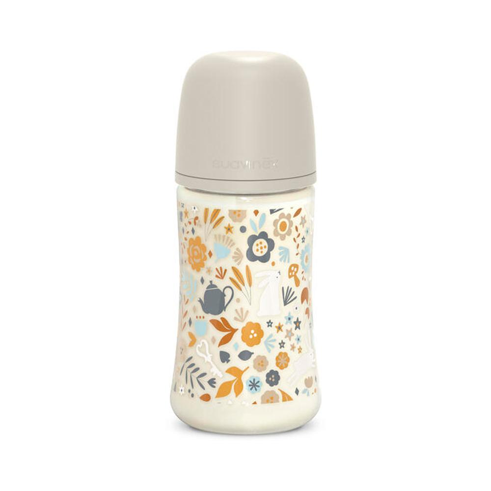 Shisha butilka Suavinex Poetry 240 ml, bej rang