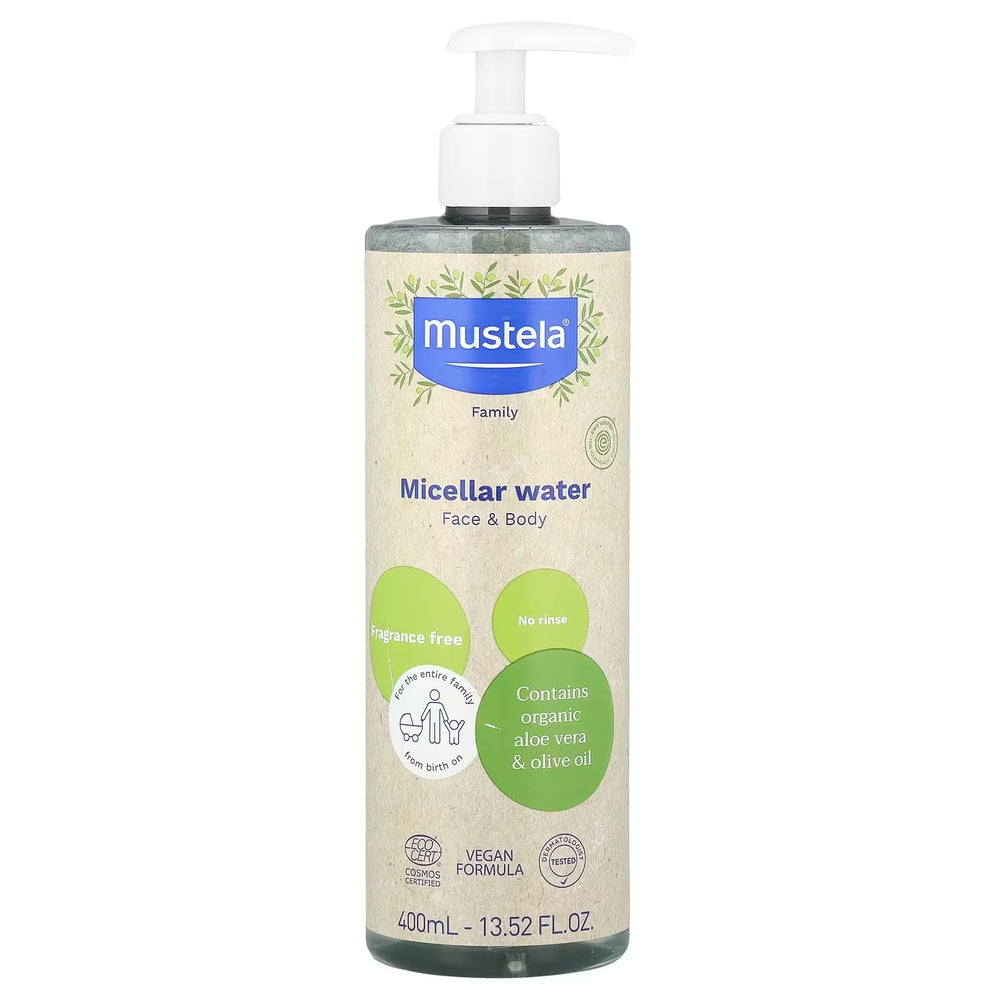 Mustela organik mitsellyar suvi 400 ml