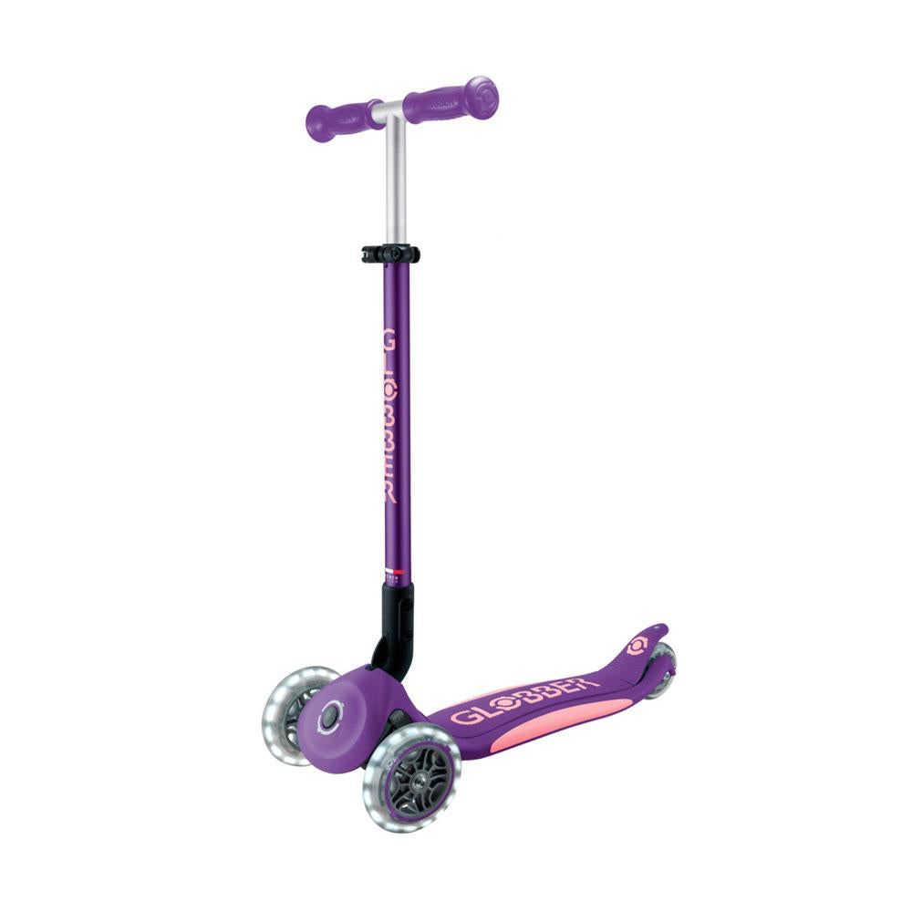 Самокат Globber Primo Foldable Plus Lights трёхколёсный