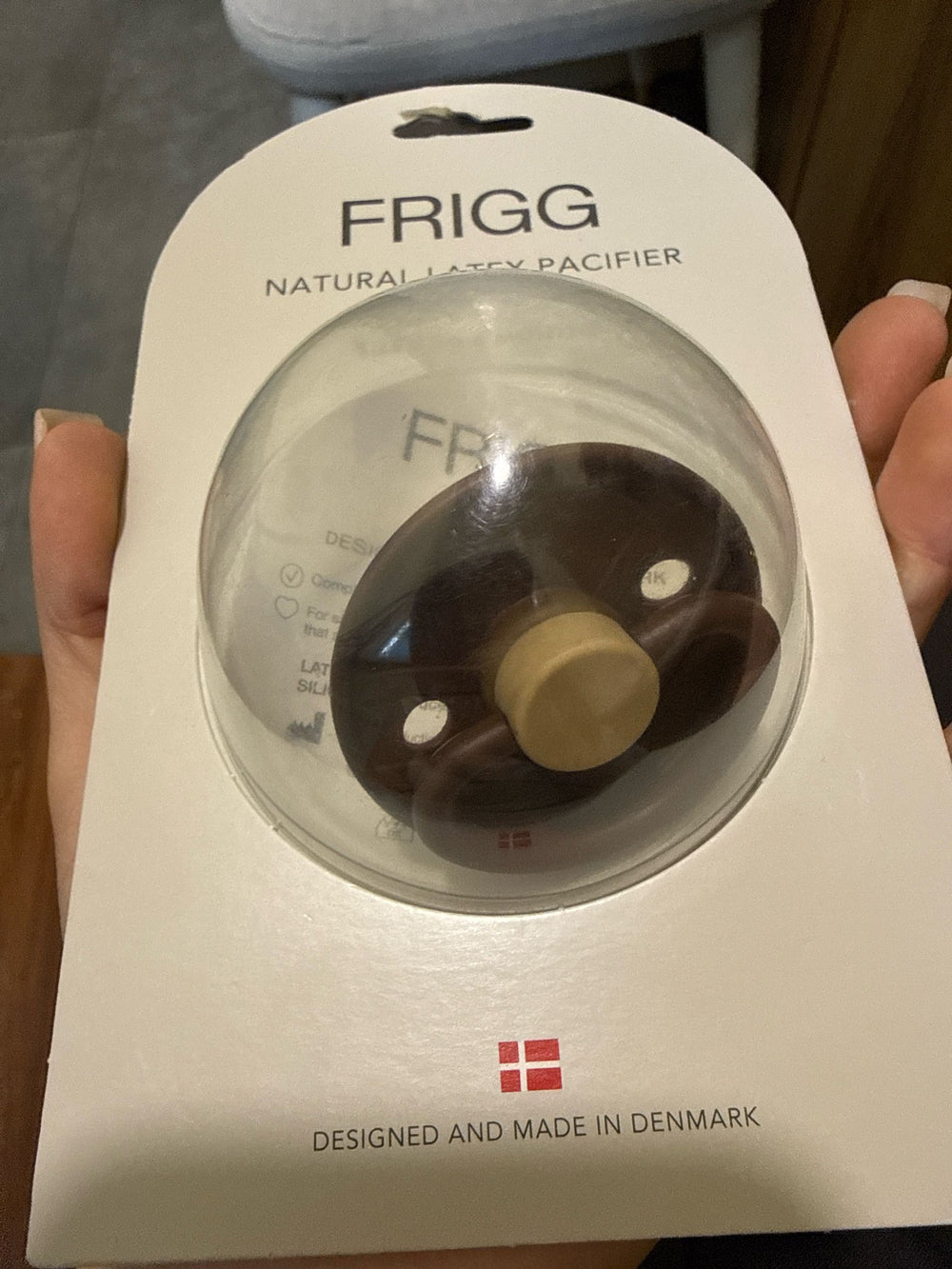 Пустышка FRIGG Latex size 1 0-6m brown