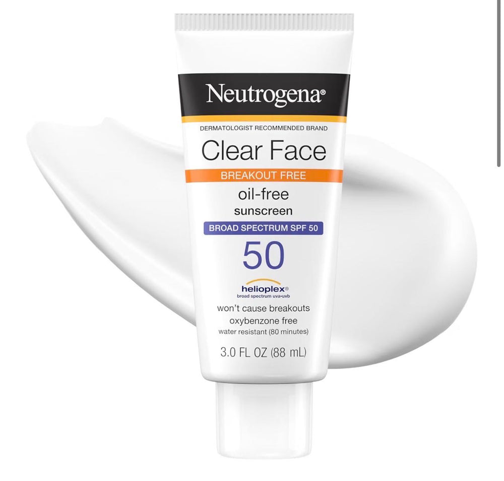 Neutrogena Clear Face SPF 50 лосьон солнцезащитный 88 мл