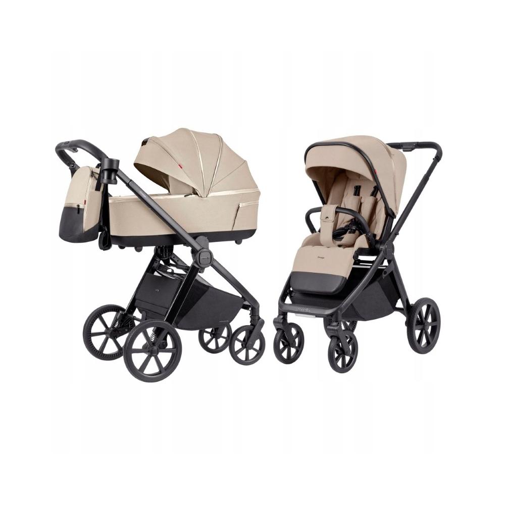 Carrello Omega 2 tasi 1da bolalar aravachasi, Solar Beige
