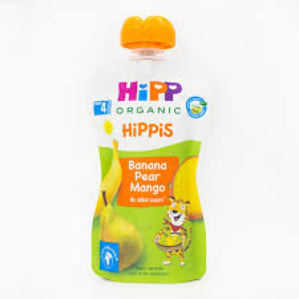 Bolalar pyuresi HiPP Banan-Nok-Mango organik 4 oylikdan 100 g