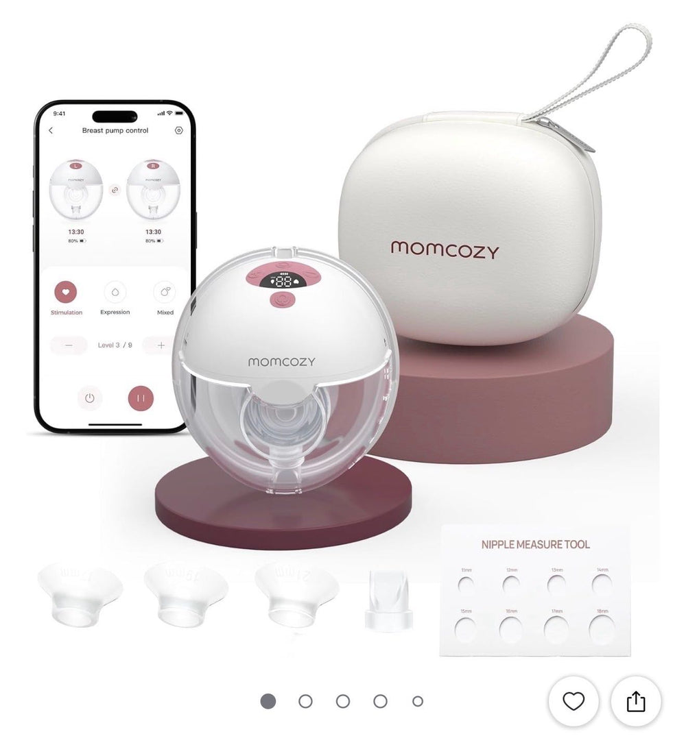 Молокоотсос Momcozy M5 Smart с приложением, 1 или 2 шт